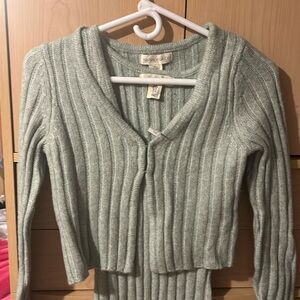 Two piece sweater dress